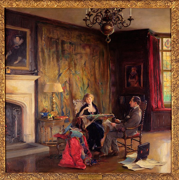 The Last Days At Chequers by Philip de Laszlo, 1920